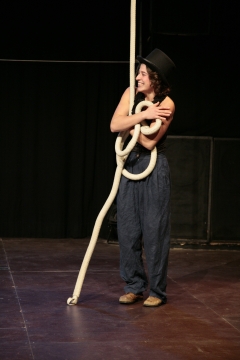 Sarah Pfeiffer, at the vertical rope #2
